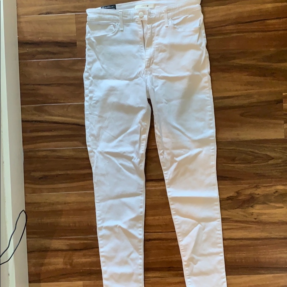 Joe’s White High Rise Skinny Ankle
